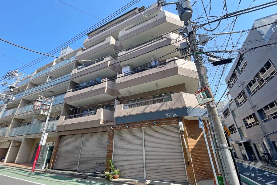 メゾンボア旗の台の外観（南東側から）