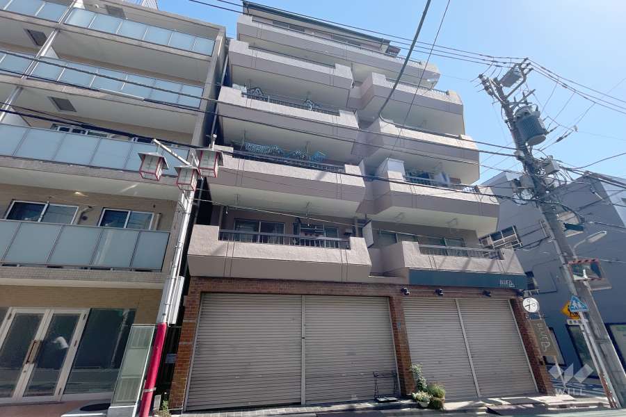 メゾンボア旗の台の外観（南西側から）