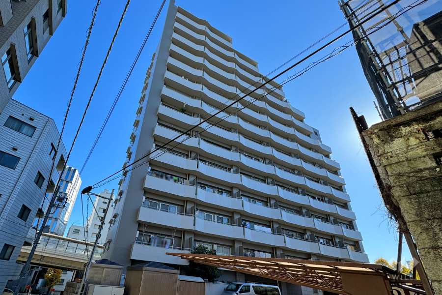 目黒グレースマンションの外観（北西側から）