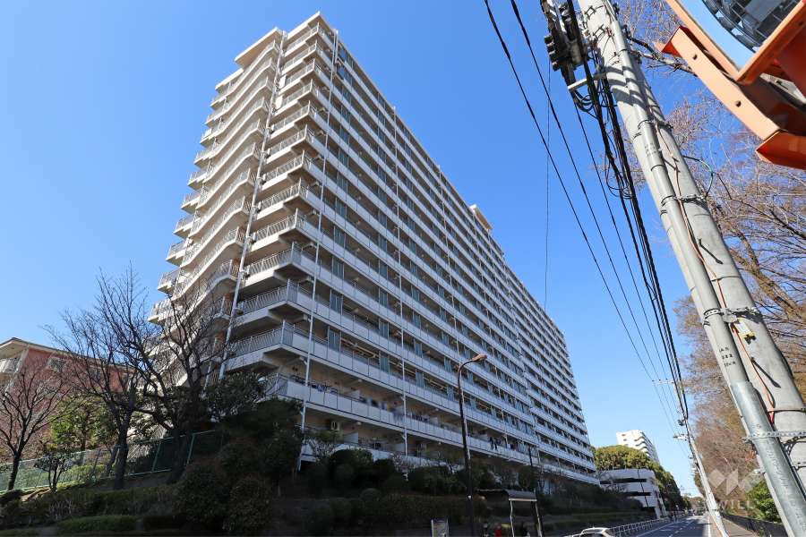 潮路東ハイツ５４号棟の外観（南東側から）