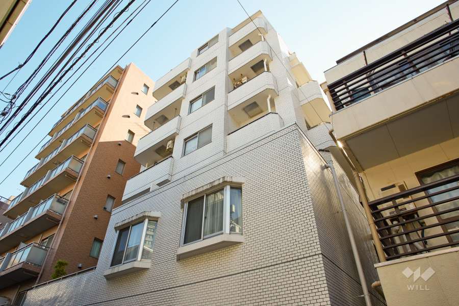 大井町ビューハイツの外観（北西側から）