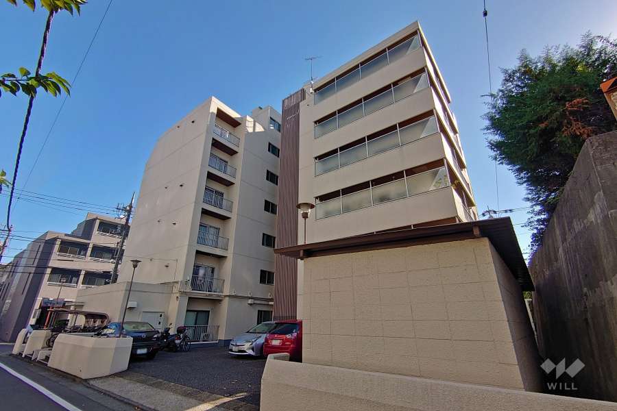 マンション目黒不動前の外観（西側から）