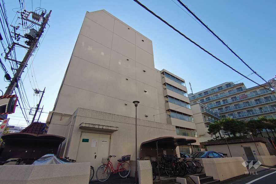 マンション目黒不動前の外観（北側から）