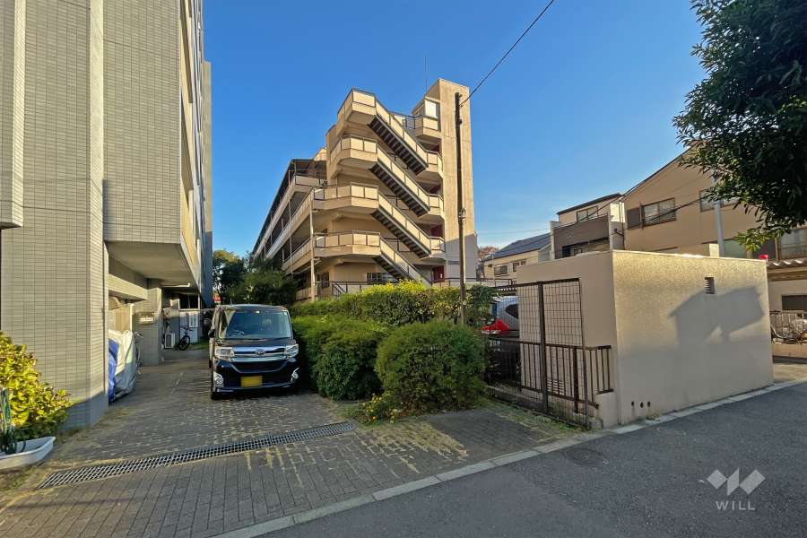 第３東個マンションの外観（北西側から）