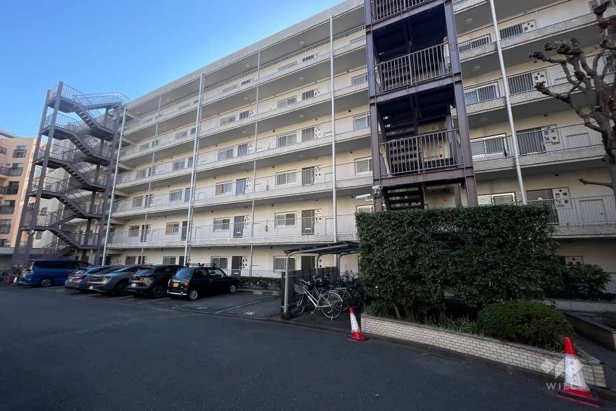 エクセルハイツ大井仙台坂の外観（北西側から）-(2)