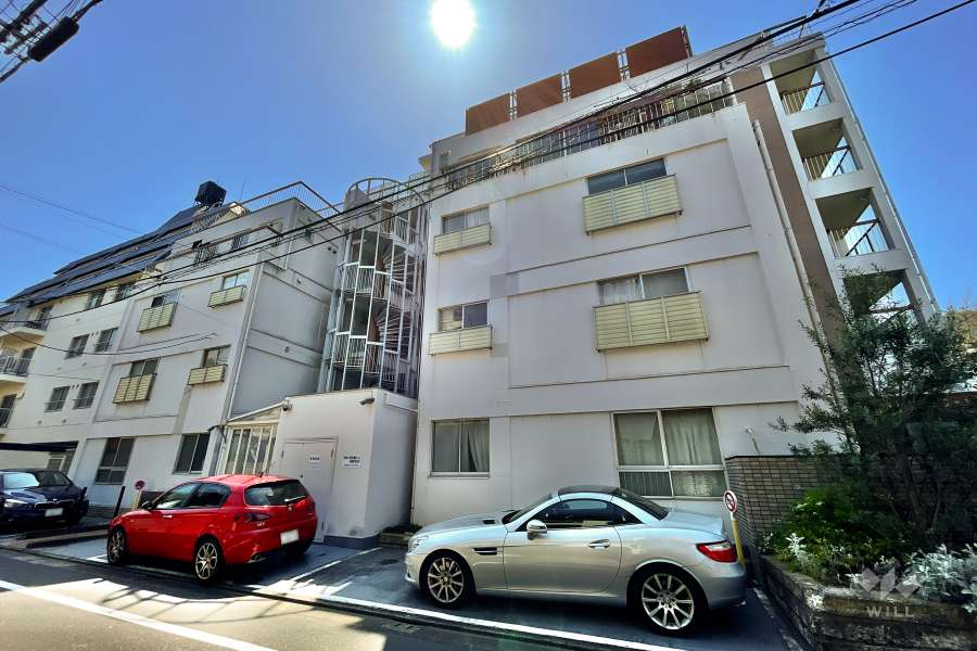 御殿山第２コーポラスの外観（北西側から）