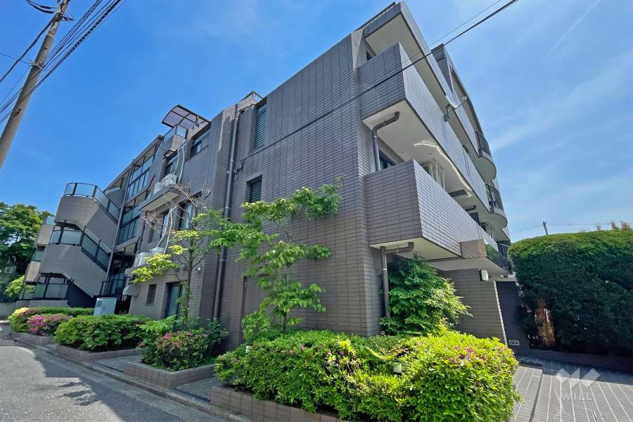 ステージ山王グランドヒルズの外観（西側から）