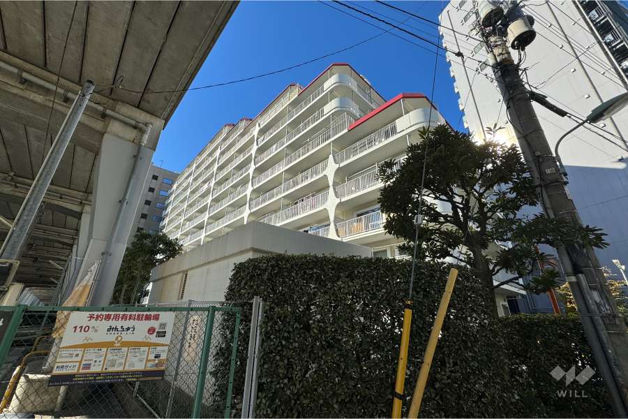 東大井スカイハイツの外観（北東側から）