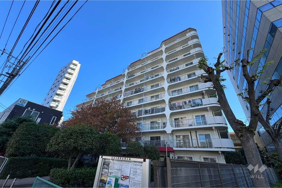 東大井スカイハイツの外観（南西側から）