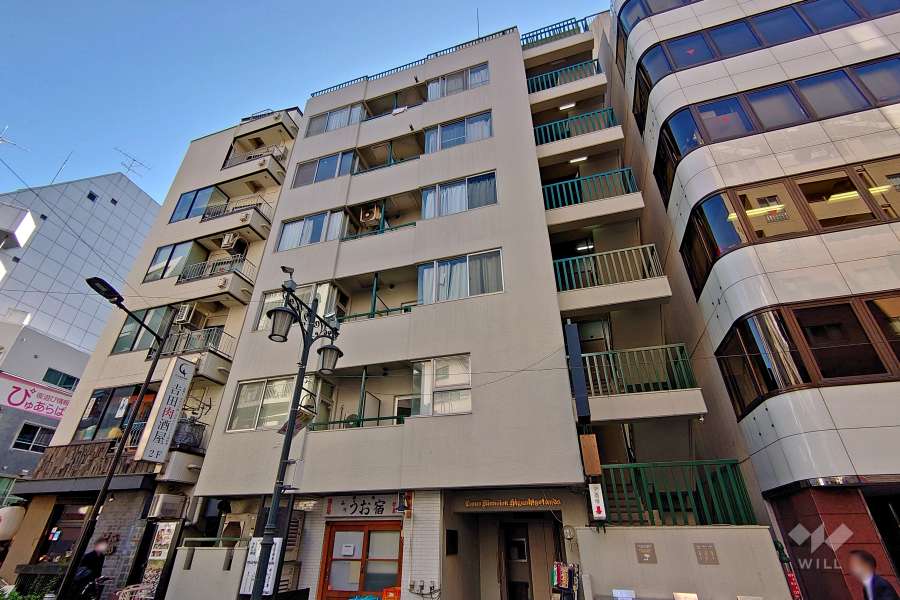 ライオンズマンション東五反田の外観（北側から）