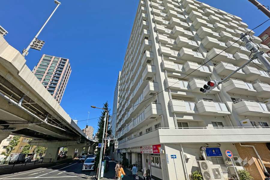 五反田リーラーハイタウンの外観（南西側から）