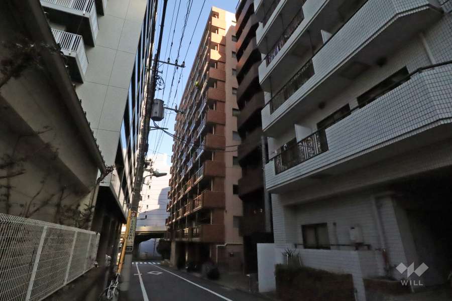 セザール五反田の外観（西側から）
