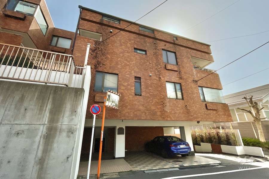 ベルメゾン池田山の外観（北西側から）