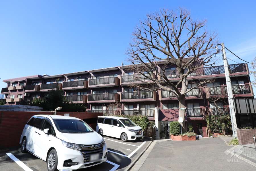 高輪台フラッツの外観（南東側から）