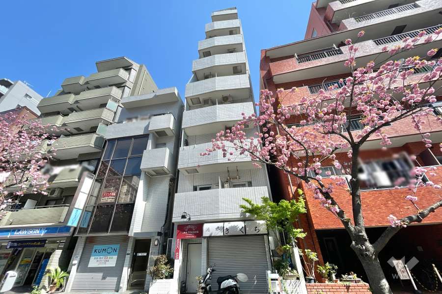 日興パレス大森パート２の外観（南東側から）