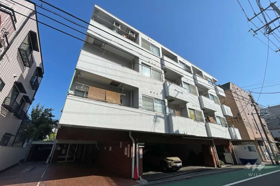 第１東個マンションの外観（北西側から）