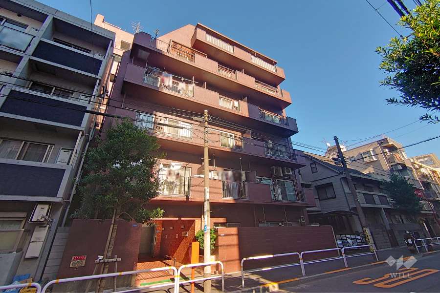 ハイライフ大崎の外観（南西側から）