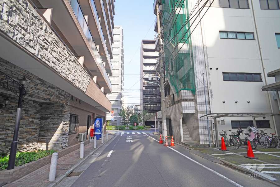 敷地南側の前面道路