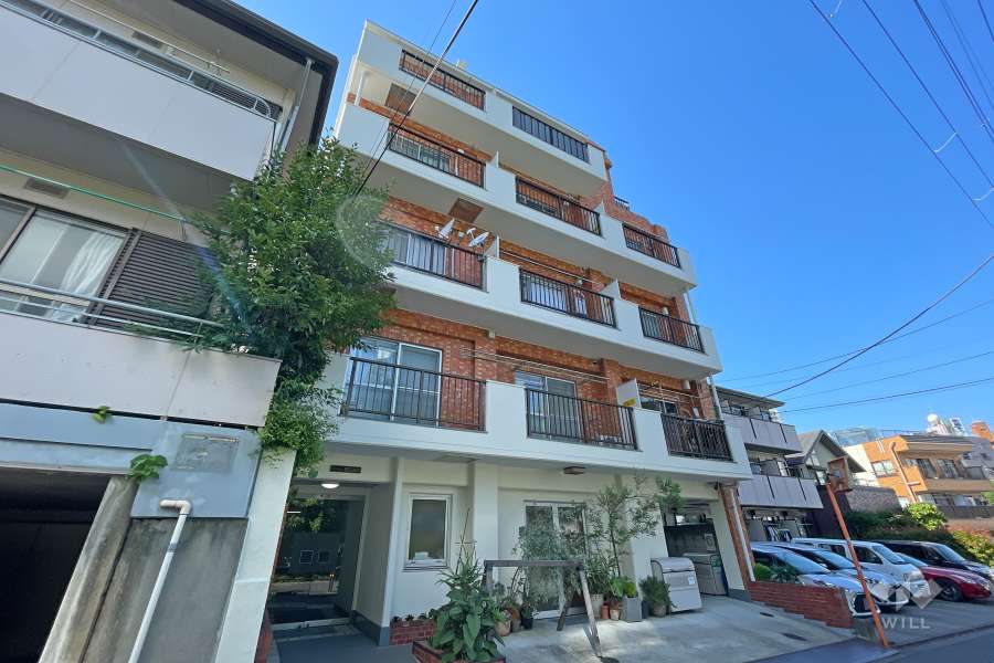 マンション西五反田（6丁目3-6）の外観（南側から）