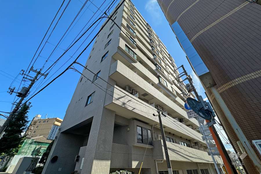コープ野村旗の台の外観（北西側から）