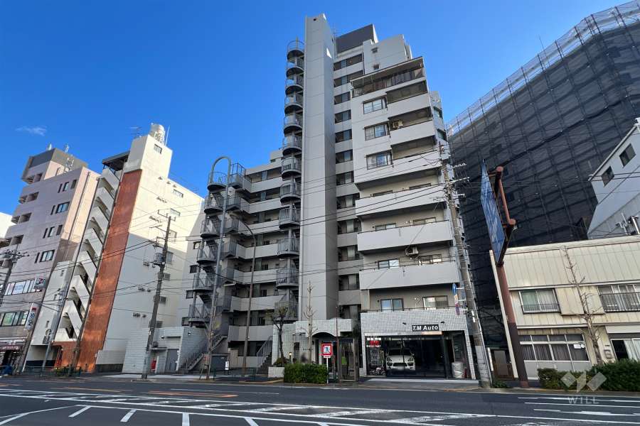 旗の台スカイマンションの外観（北西側から）