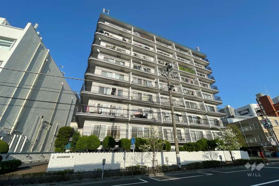 秀和東品川レジデンスの外観（北西側から）