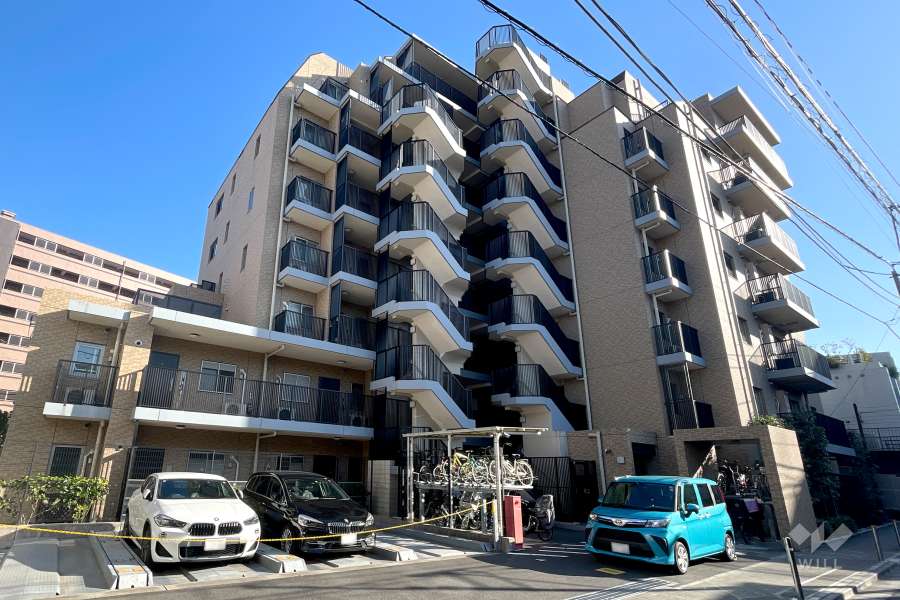 ルフォン南品川の外観（北西側から）