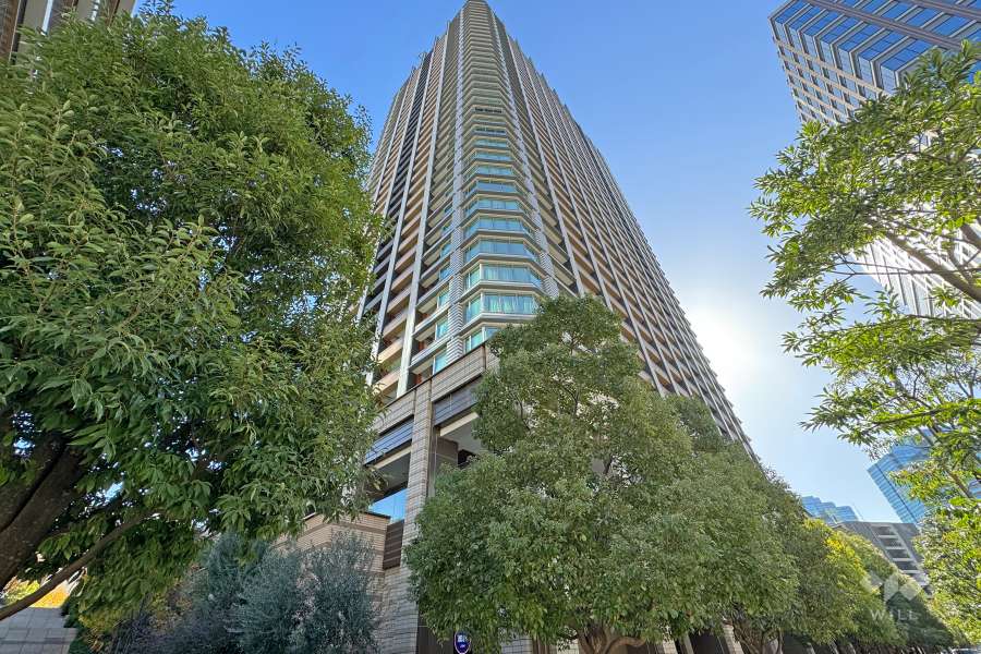 パークシティ大崎ザレジデンスの外観（北西側から）