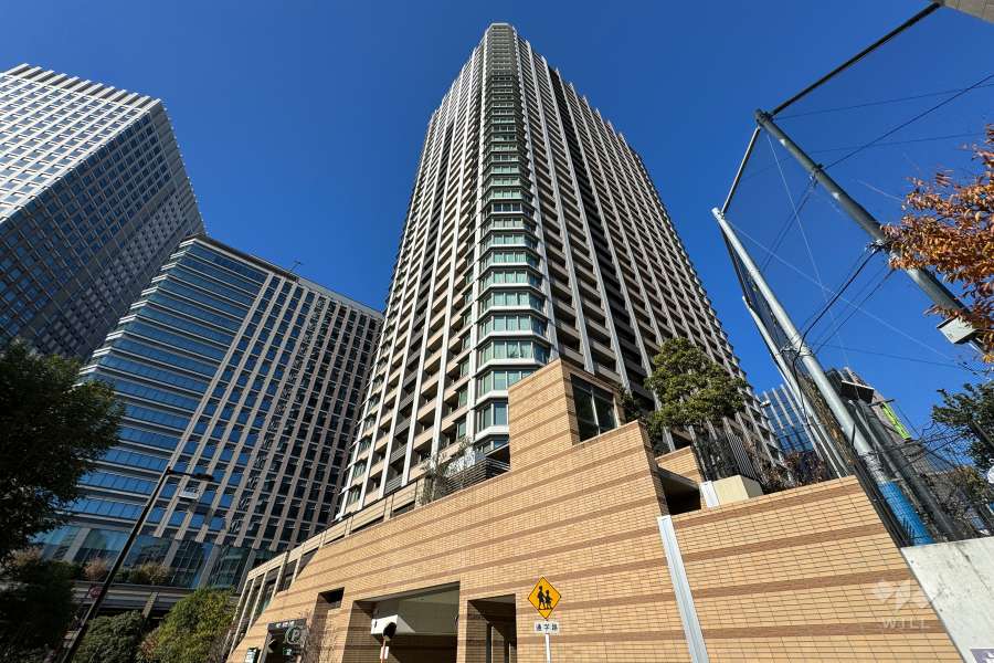 パークシティ大崎ザレジデンスの外観（南東側から）