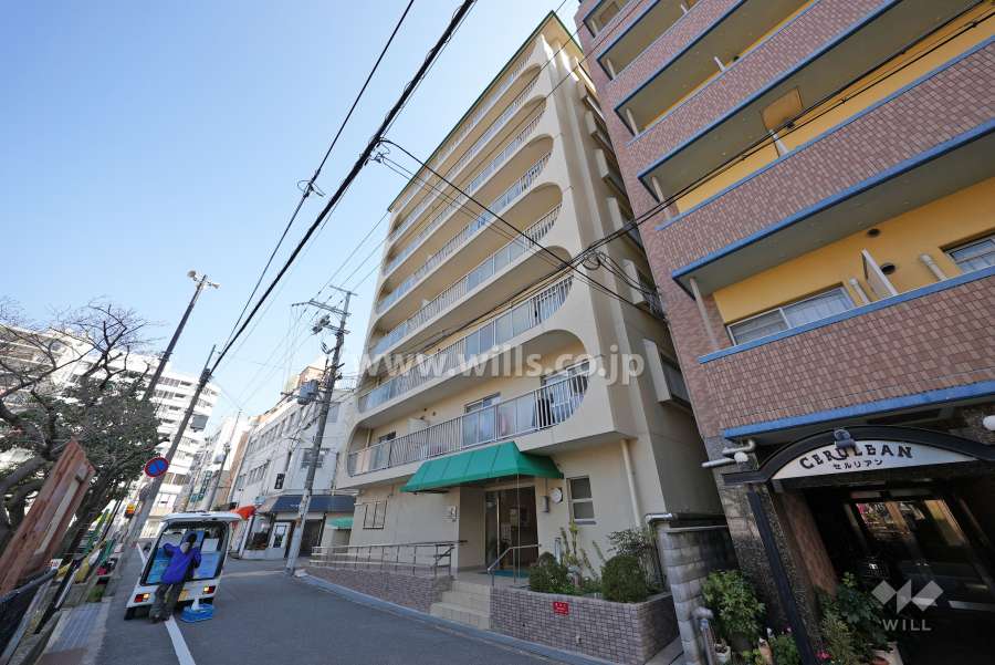 伊丹グリーンハイツ(西台)の外観（南西側から）