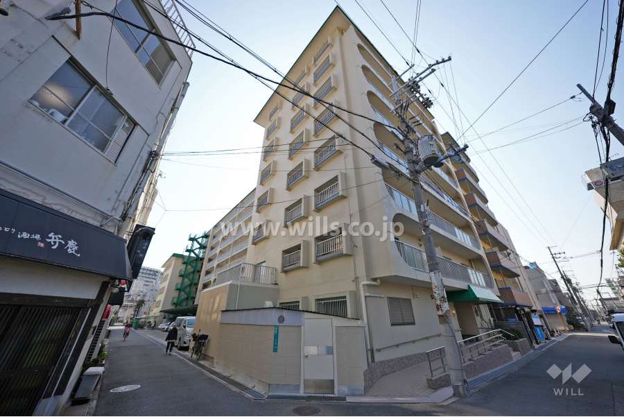 伊丹グリーンハイツ(西台)の外観（北西側から）