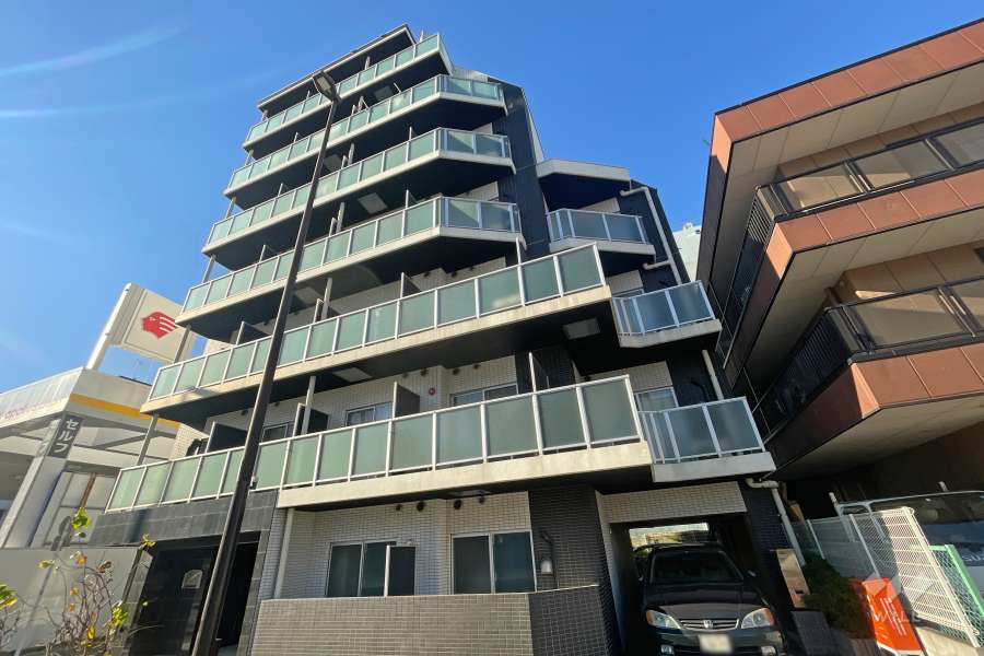 プレールドゥーク東品川の外観（北東側から）
