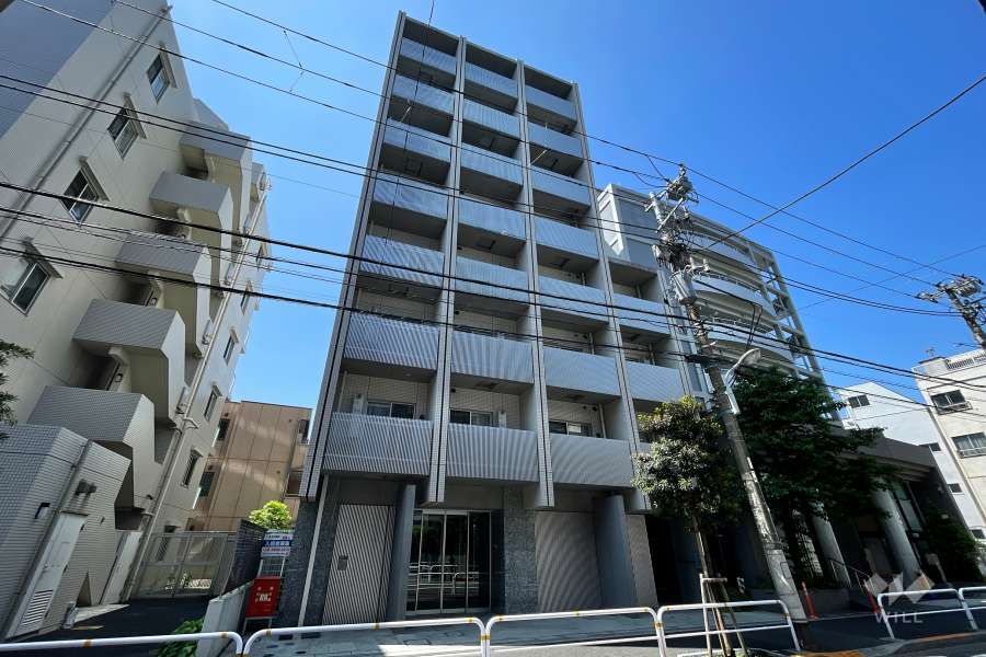 プレールドゥーク大崎の外観（北東側から）