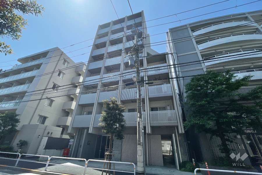 プレールドゥーク大崎の外観（北西側から）