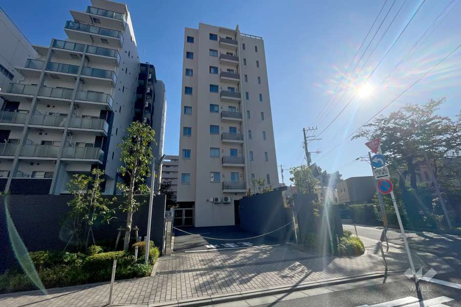 ブランズ東品川の外観（北側から）