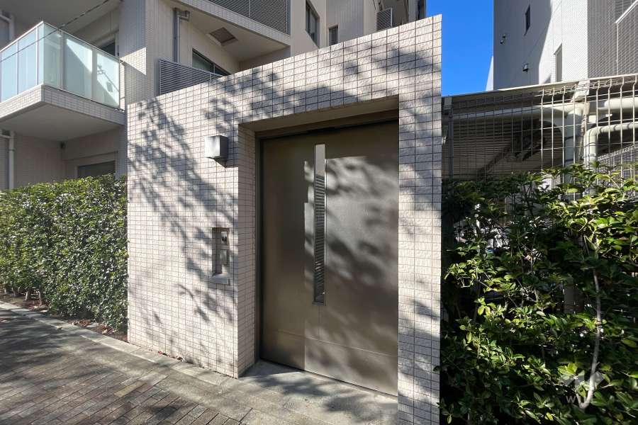 駐輪場の出入り口