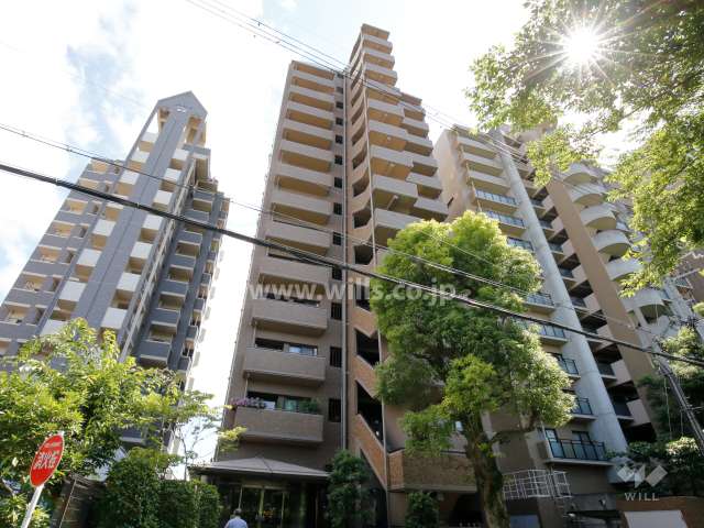 周辺にはマンションが並んでいます。