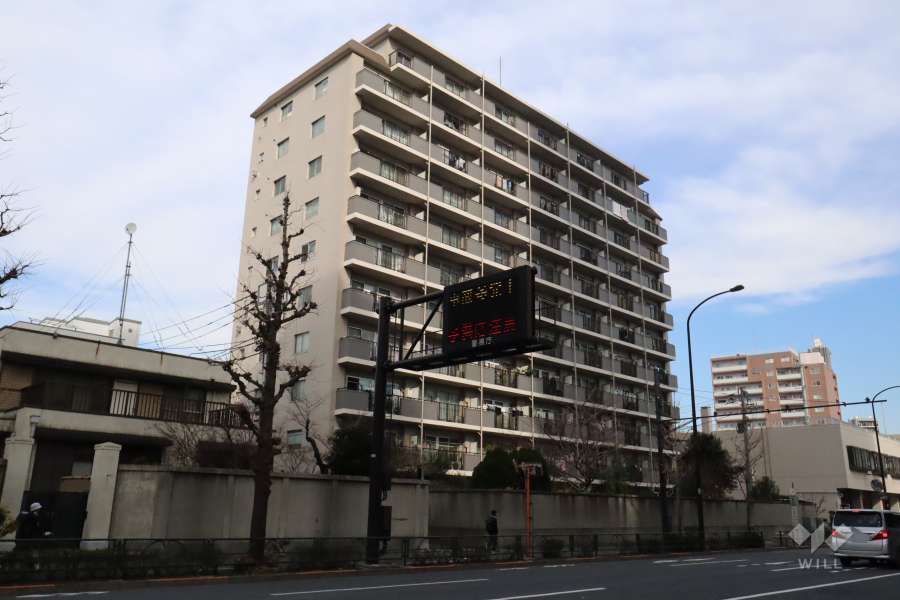 東亜サウスキャッスルの外観（南西側から）