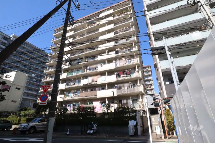 東品川ガーデニアA棟の外観(南東側から)