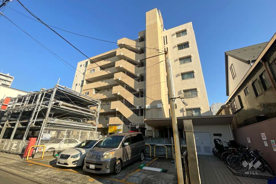 ニュー荏原マンションの外観（南西側から）