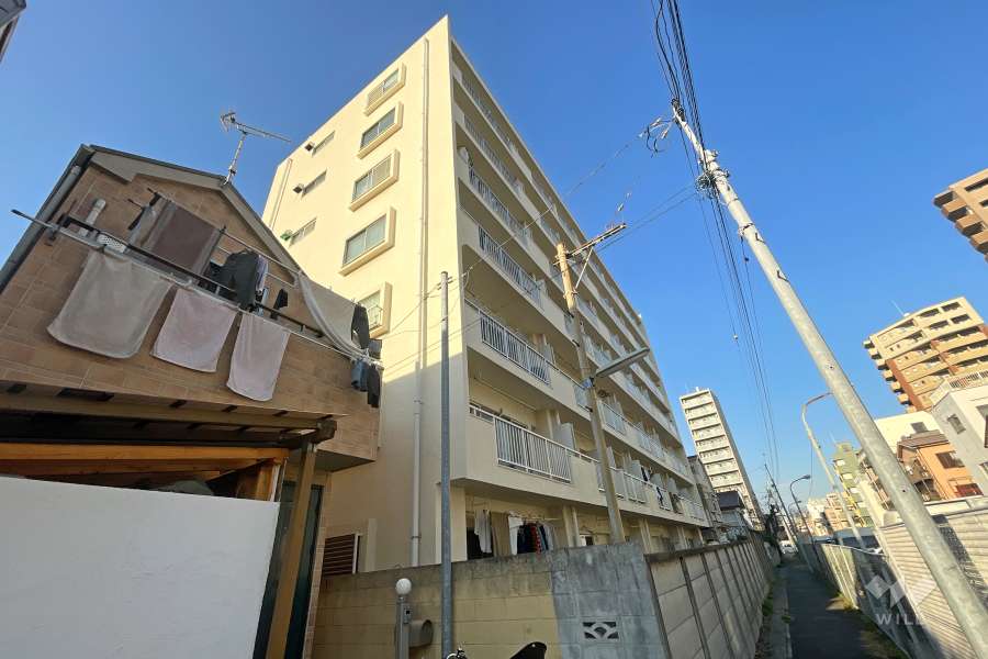 ニュー荏原マンションの外観（南東側から）