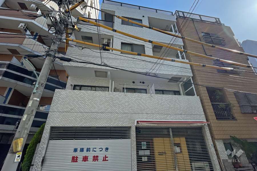 セブンスターマンション第10五反田の外観（南西側から）