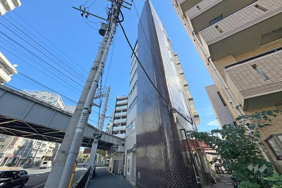 ミツトシ旗の台ハイツの外観（南西側から）