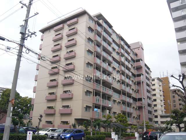 サン伊丹駅前ハイツA棟の外観（南東側から）