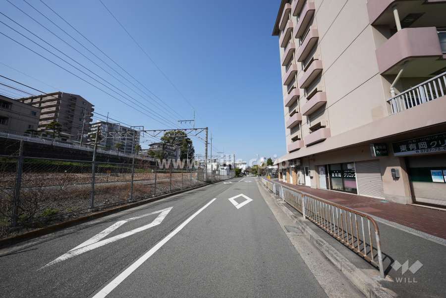 敷地南側の前面道路