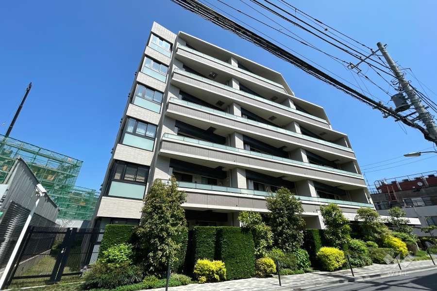 パークホームズ大崎サウスレジデンスの外観（南西側から）