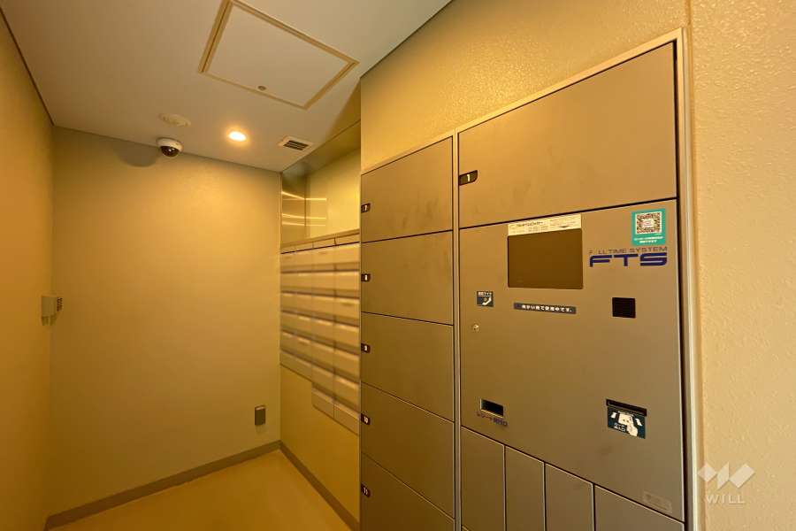 共用ポストと宅配ボックス