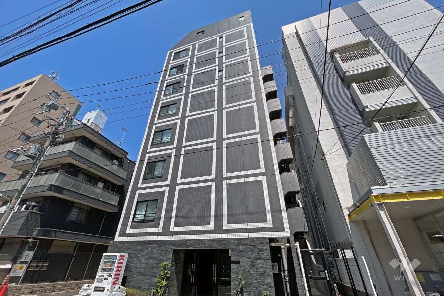 ステージグランデ大森アジールコートの外観（南東側から）