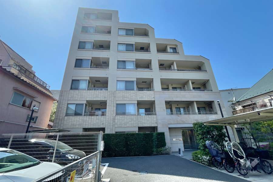 クレストフォルム大井町サウステラスの外観（東側から）