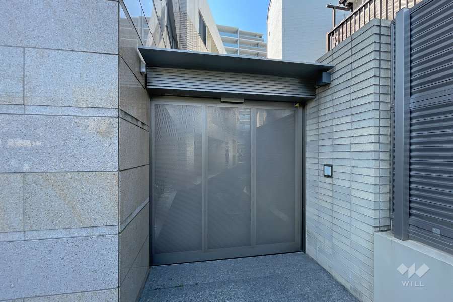 駐輪場の出入り口